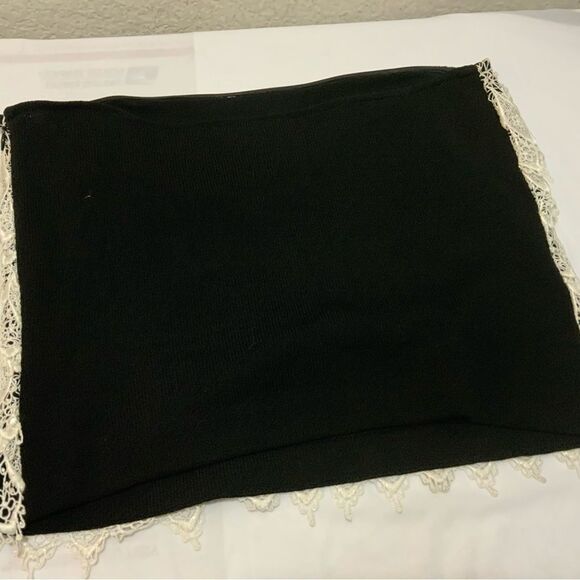 St John Evening Strapless Top, 4, Black white - Picture 4 of 6